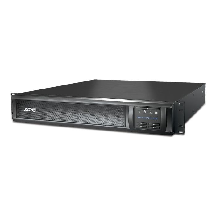 APC SmartConnect-UPS X 750VA 600W LCD RM 2U Output: (8)5-15R, 120V 15A, SMX750C - Refurbished