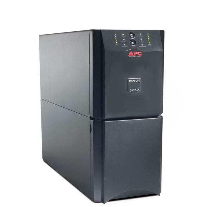 APC Smart-UPS SUA3000 3000VA 2700W Tower 120V 30A Output:(8)5-15R, (2)5-20R - Refurbished