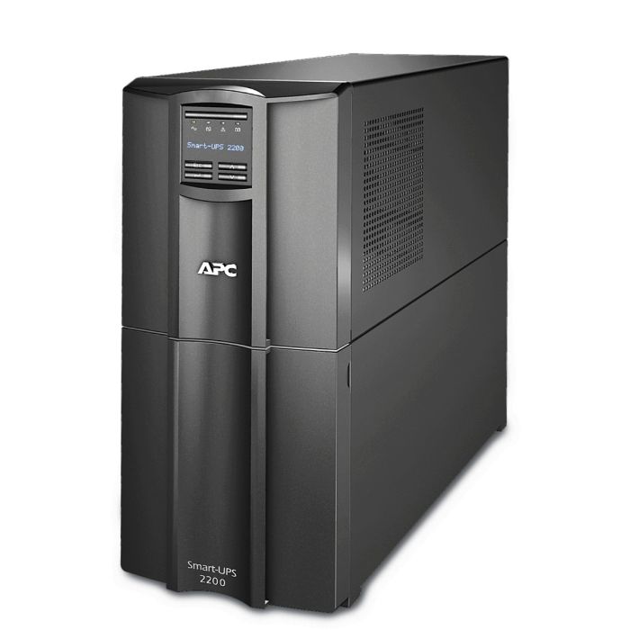 APC Smart-UPS 2200VA 1980W Tower 120V 20A Output:(8)5-15R, (2)5-20R, SMT2200 - Refurbished