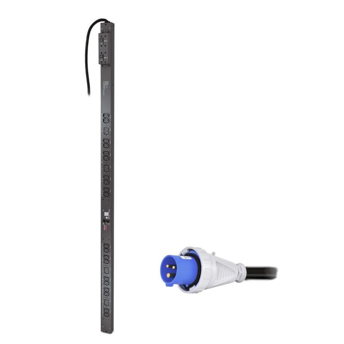 APC AP7841 Rack PDU Metered 0U, 4992VA, 30A, 200-240V, In: IEC 60309 2P E, Outlet:24(C13 & C19) - Refurbished