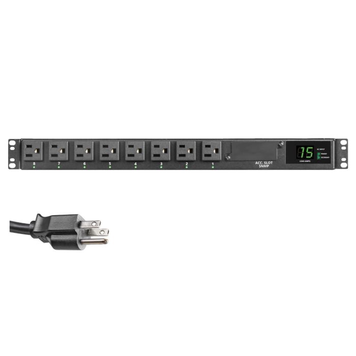 Tripp Lite PDUMH15AT Automatic Transfer Switch Metered PDU, 1U