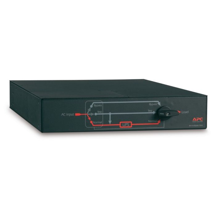 APC Service Bypass Panel 5000V 200V/208V/240V 30A RM 2U, SBP5000RMT2U - Refurbished