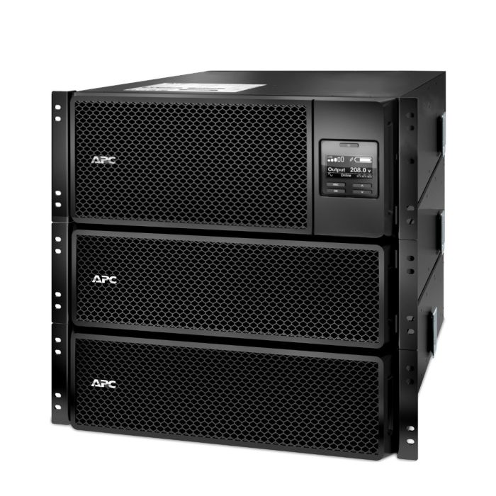 APC SRT6KRMXLT + (2) SRT192RMBP Smart-UPS Online 6kVA Double Conversion 208/240V – Refurb