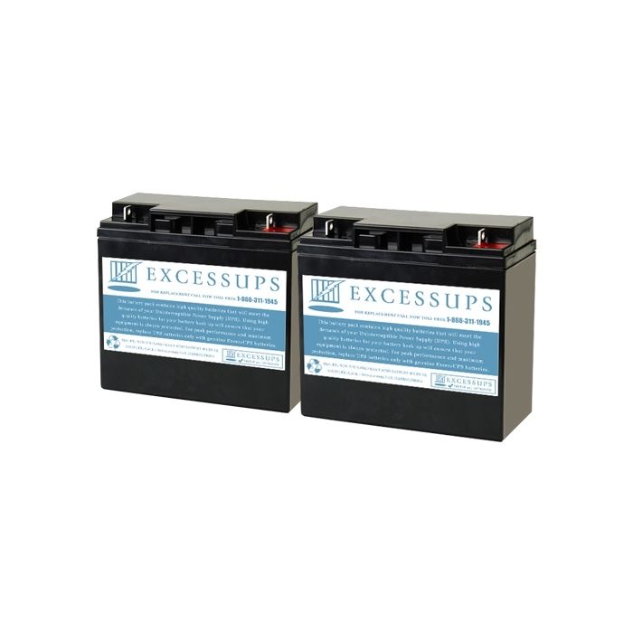 Alpha Technologies CFR 600C XT Compatible Replacement Battery Set