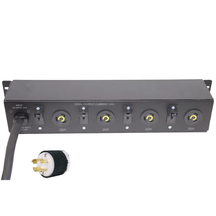 APC AP7580 Basic Rack PDU Extender, 2U, 100V-208V 30A L14-30P, (4) L5-20R Output - Refurbished
