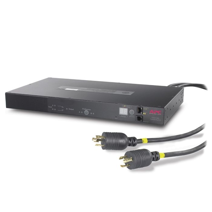 APC AP7752 Rack ATS, 1U, 20A, 120V, L5-20P Input, (10) 5-20R Output - Refurbished