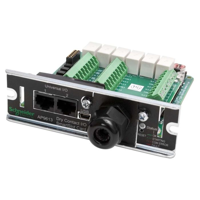APC AP9613 Dry Contact I/O SmartSlot Card - Refurbished