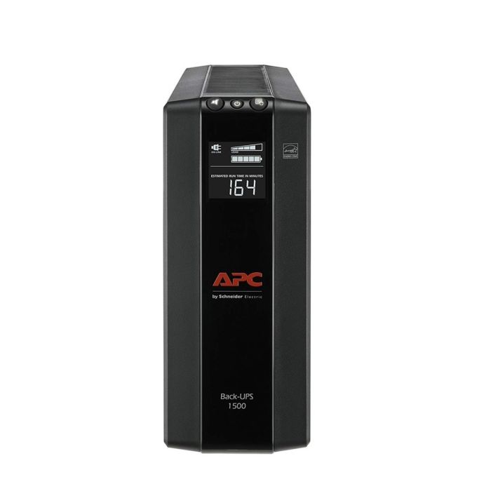 BX1500M - APC Back UPS Pro 1500VA - Compact Tower, LCD, AVR, Refurbished