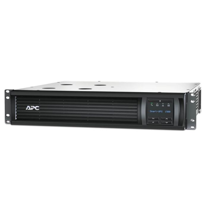 APC Smart-UPS 1500VA 1000W LCD RM 2U Output:(6) 5-15R 120V SMT1500RM2U - Refurbished