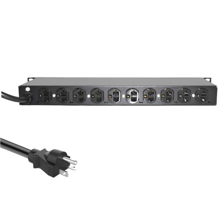 APC AP9556 Rack PDU, Basic, 1U, 20A, 120V, (10)5-20 - Refurbished