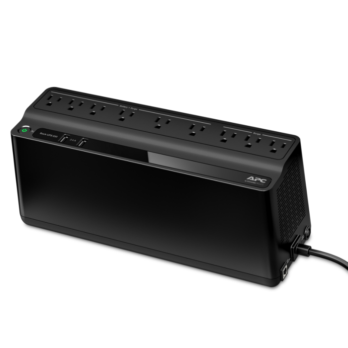 APC Back-UPS 850VA 450W 120V 15A Output: (9)5-15R, BE850G2 - Refurbished