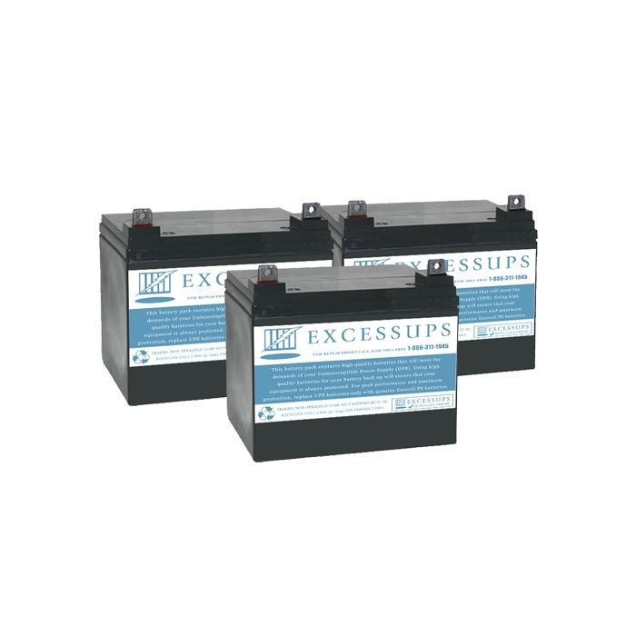 Best Power Fortress LI 2.5KVA BAT-0065 Compatible Replacement Battery Set
