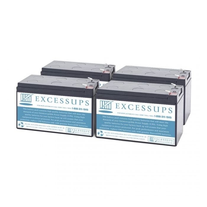 CyberPower 1500VA PR1500LCDRTXL2U Compatible Replacement Battery Set