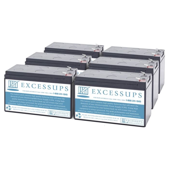 CyberPower RB1270X6PS Compatible Replacement Battery Set