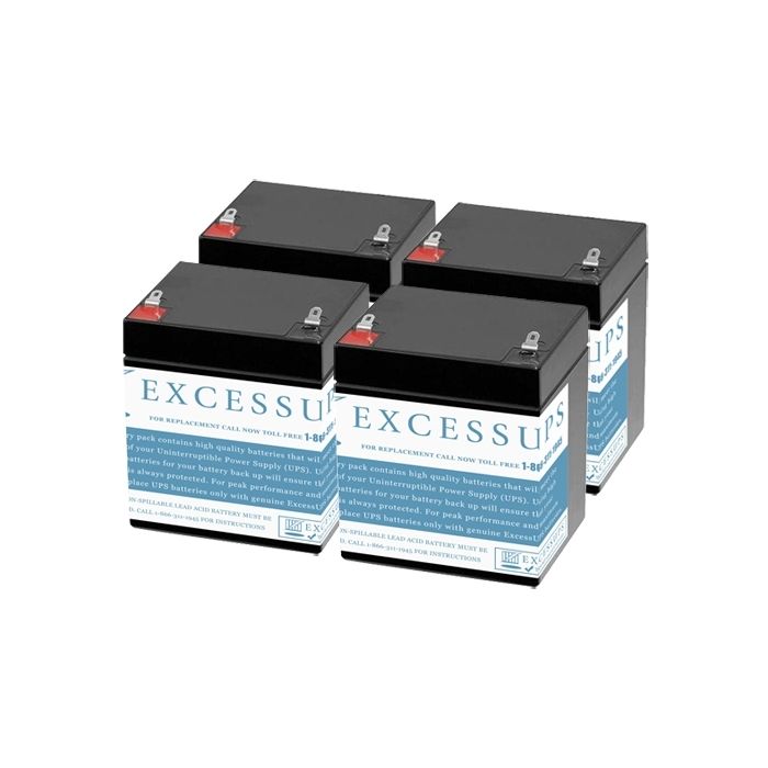 Liebert GXT3-700RT120 Compatible Replacement Battery Set