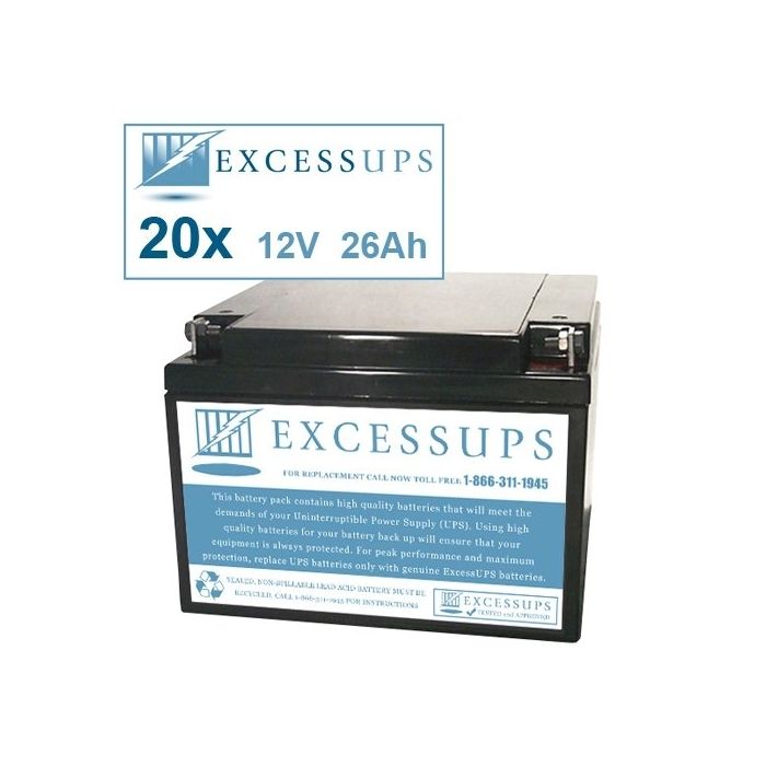 Minuteman MCP BP1 Compatible Replacement Battery Set