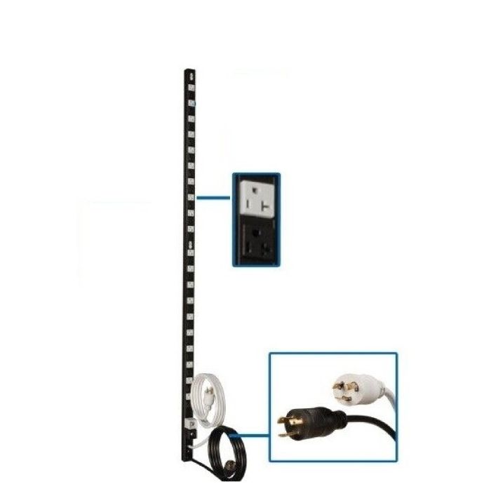 Tripp Lite 3.8kW Single-Phase Basic PDU, 120V Outlets (40) 5-15/20R- REFURBISHED