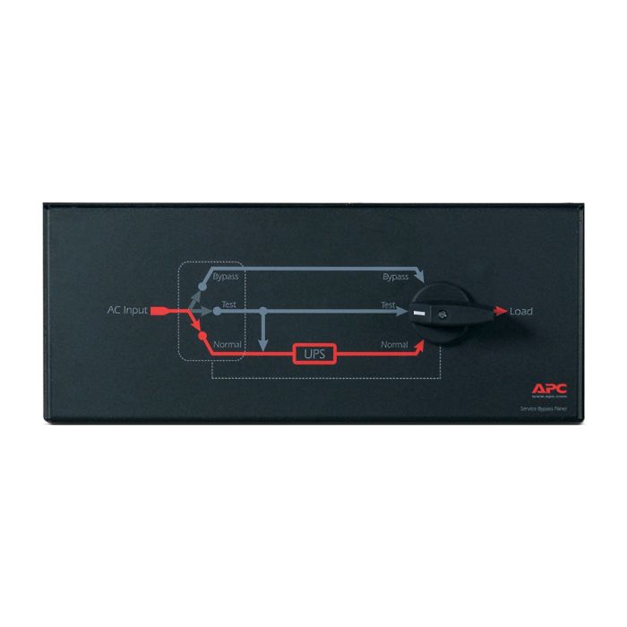 APC Service Bypass Panel 20kVA 208V/240V 100A Output: (1)L14-30R (3)L5-20R, SBP16KRMP4U-HW - Refurbished