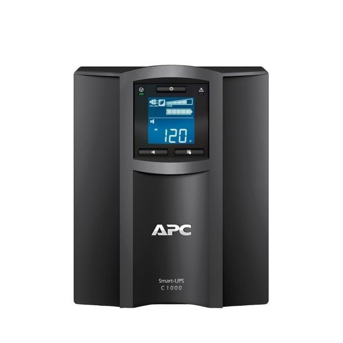 APC SmartConnect 1000VA 600W LCD Tower 120V 15A SMC1000C Smart-UPS - Refurbished