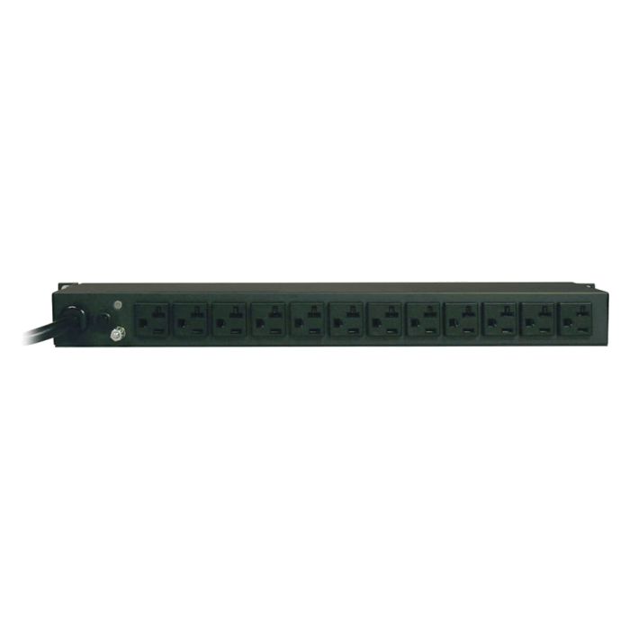 Tripp Lite PDUMH20 2.4kW Metered PDU, 1U, 120V, (12) 5- 15/20R Output, L5-20P, 5-20P, 20A Input