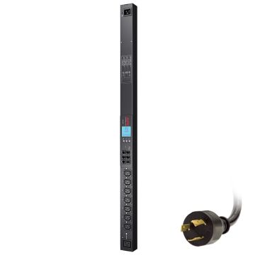 APC AP8958NA3 Rack PDU 2G, Switched, ZeroU, 20A, 208V, (7) C13 & (1) C19, L620 Cord